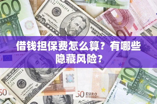 北京借钱担保费怎么算？有哪些隐藏风险？