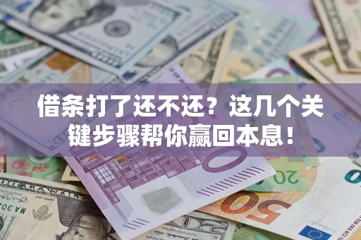 北京借条打了还不还？这几个关键步骤帮你赢回本息！