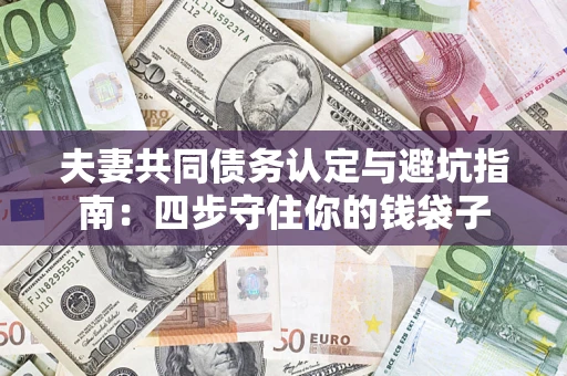 北京夫妻共同债务认定与避坑指南：四步守住你的钱袋子