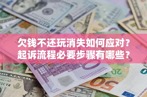 北京欠钱不还玩消失如何应对？起诉流程必要步骤有哪些？